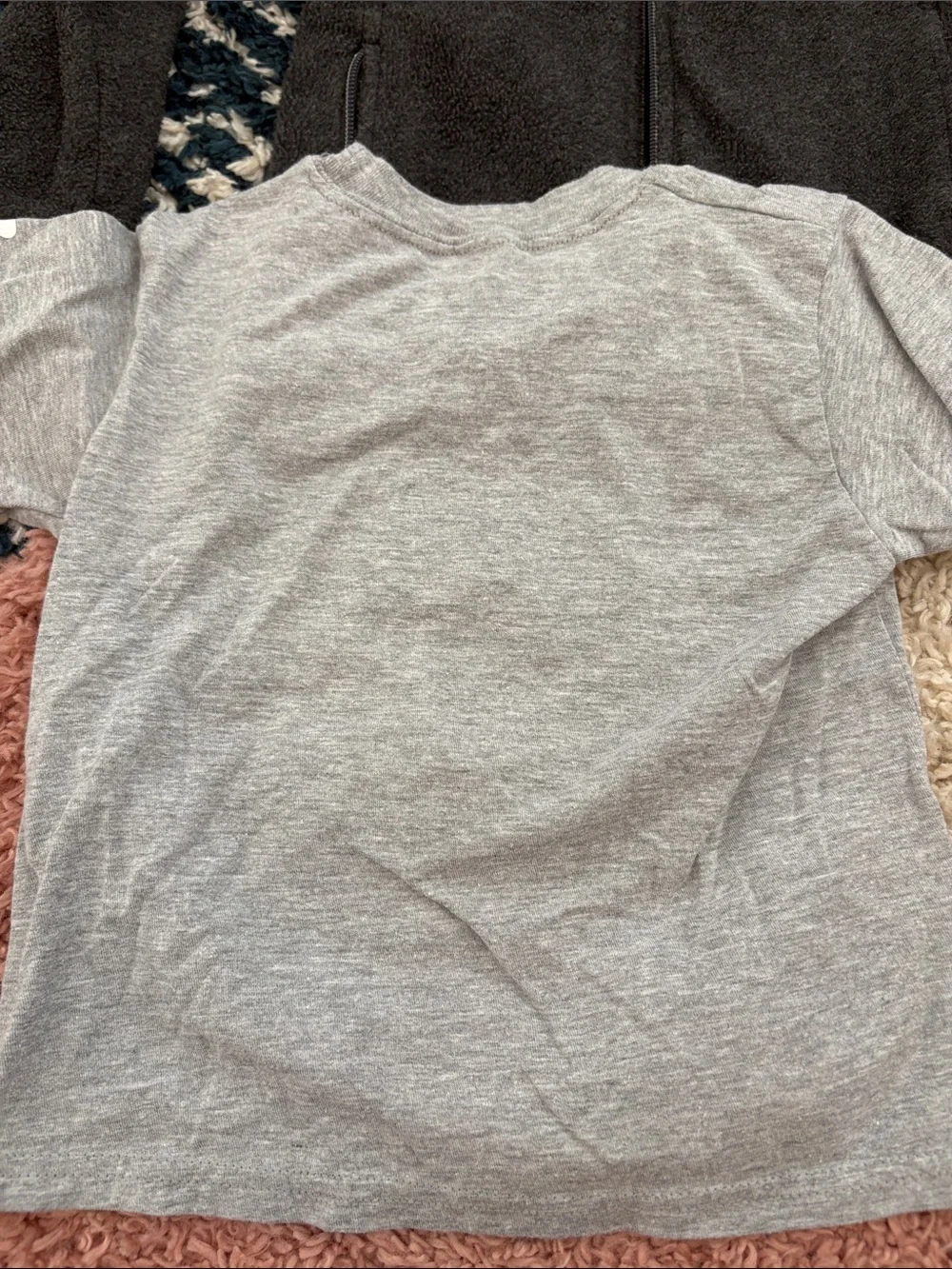 Alabama Rookie Gray Kids T‑Shirt, Grey Columbia Fleece